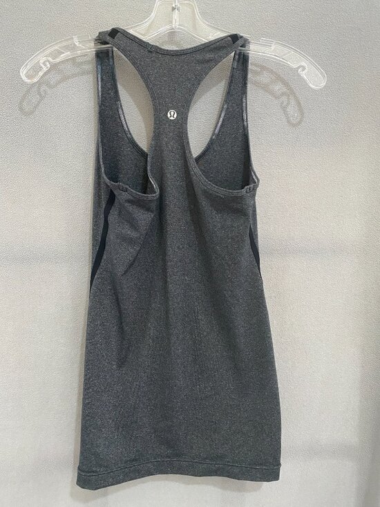 Lululemon Gray Racerback Tank Top Athletic Yoga Workout Sleeveless Top - Picture 2 of 4